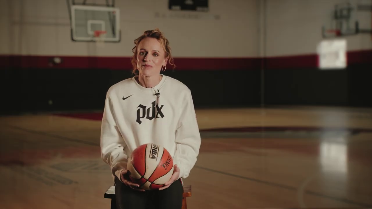 Jackie Stiles Reacts to Her Portland Fire Bobblehead